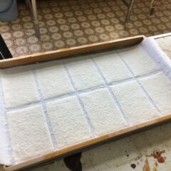 旅する和紙～島のバカス入り手すき和紙